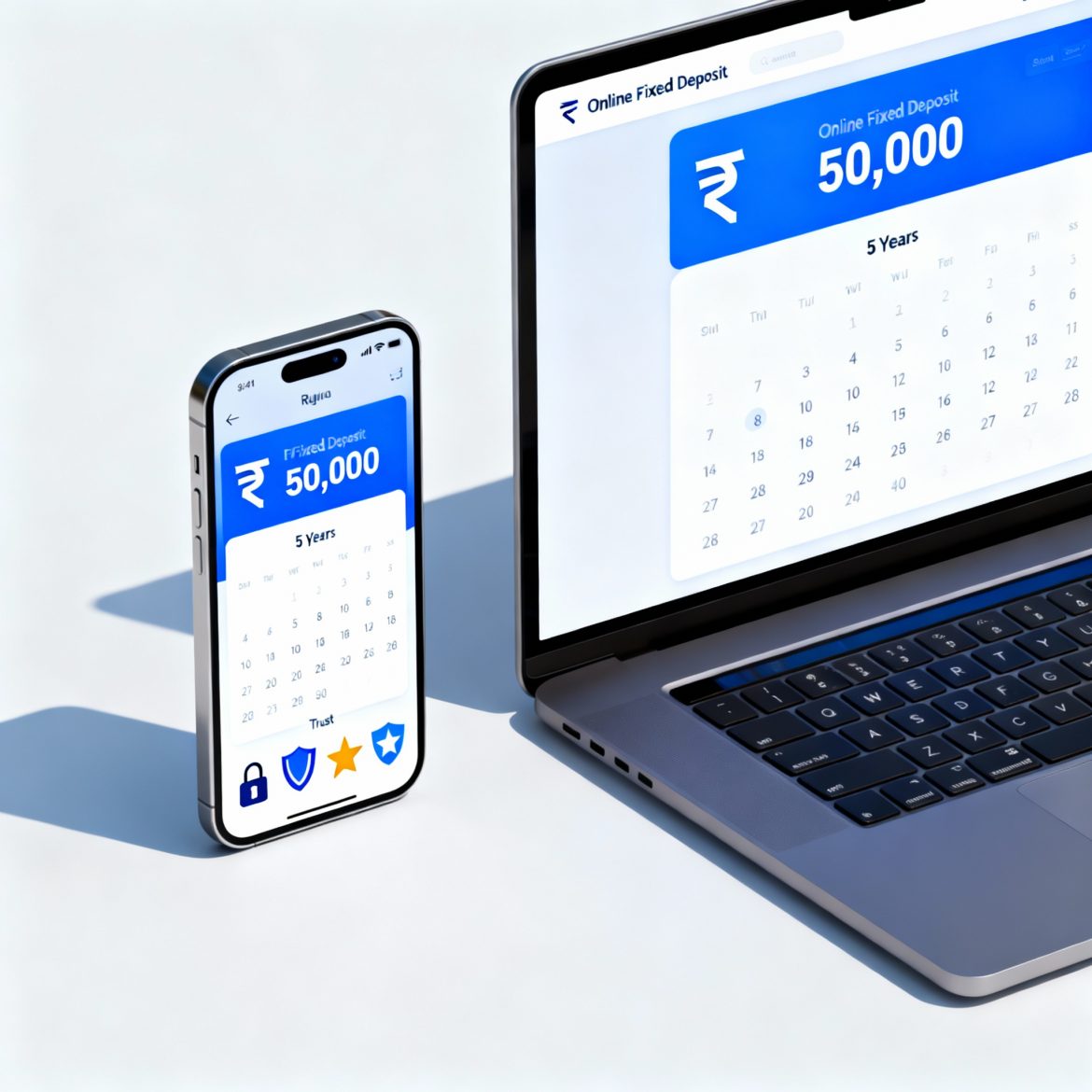 How to Book a ₹50,000 FD for 5 Years Online