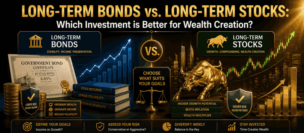 Long term bonds vs Stocks