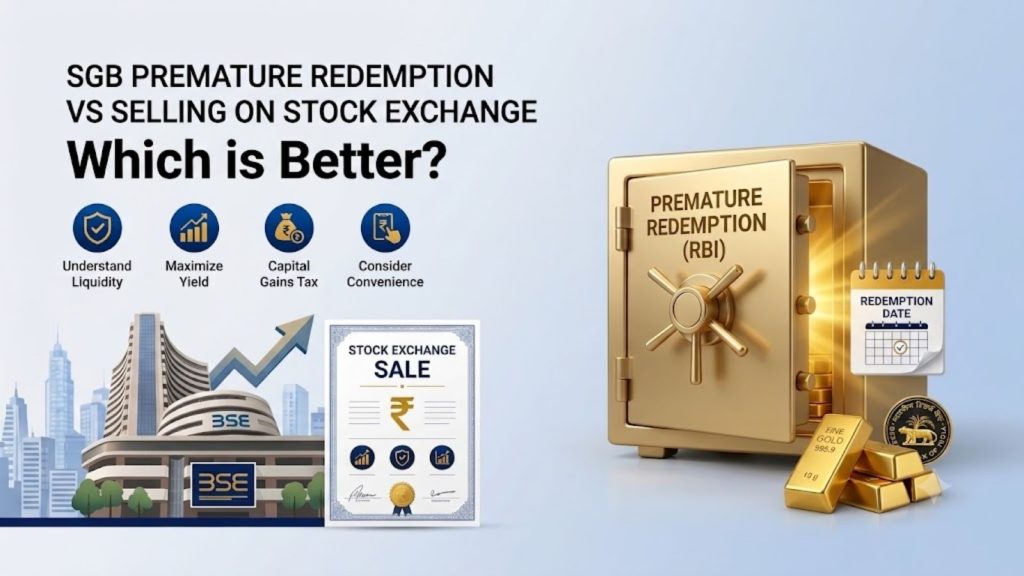 SGB Redemption vs Selling on Stock exchange