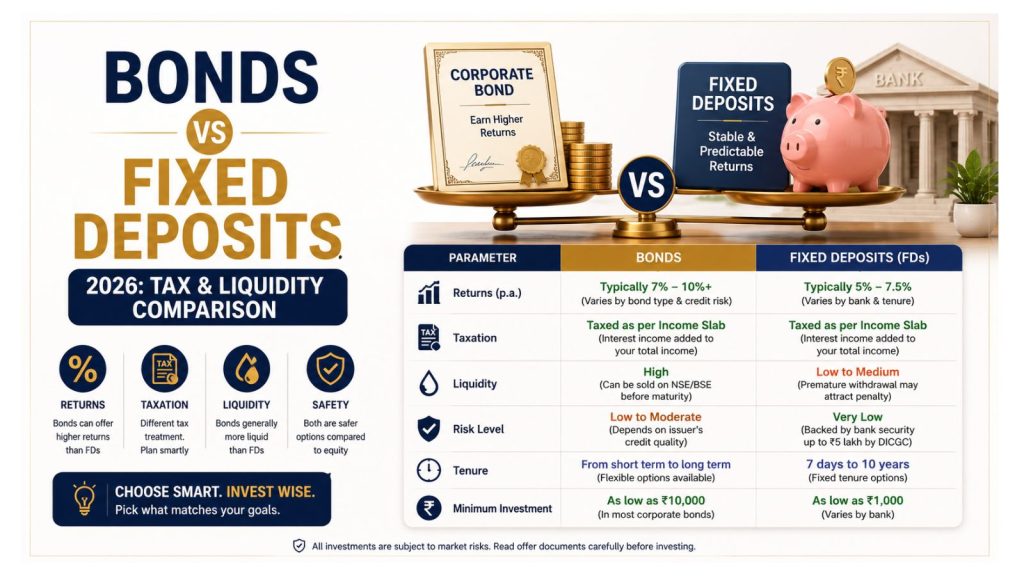 Bond vs Fixed Deposits
