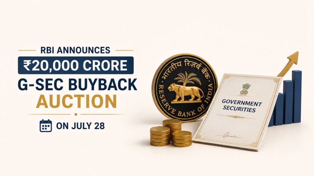 RBI Announces 20000cr GSEC BUYBACK AUCTION