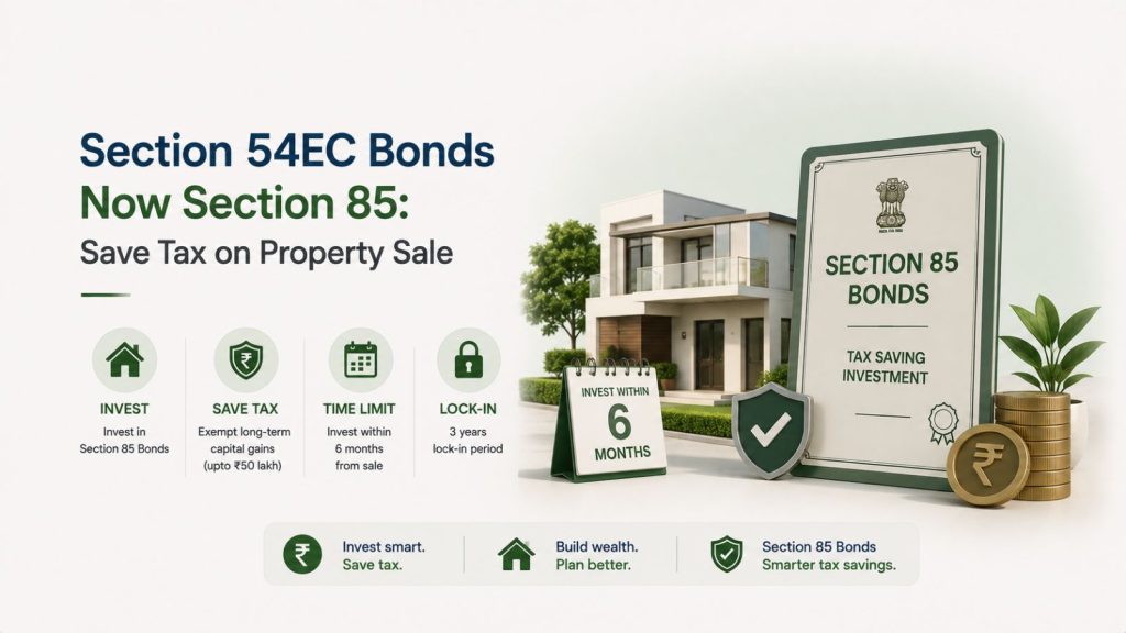 Section 54EC Bonds New Section 85